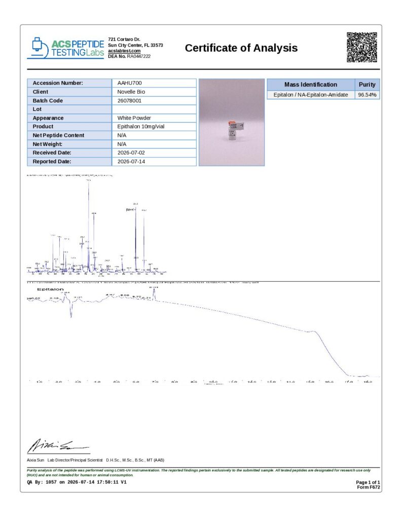 Epithalon 10mg