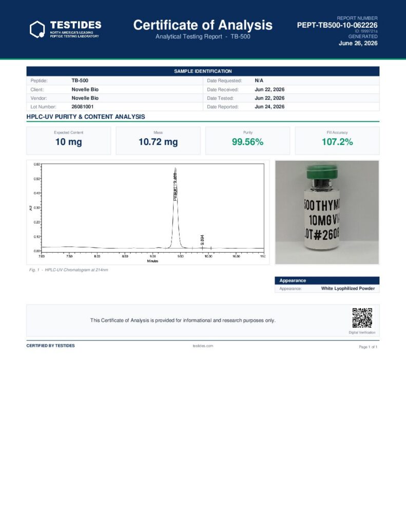 TB500 vial