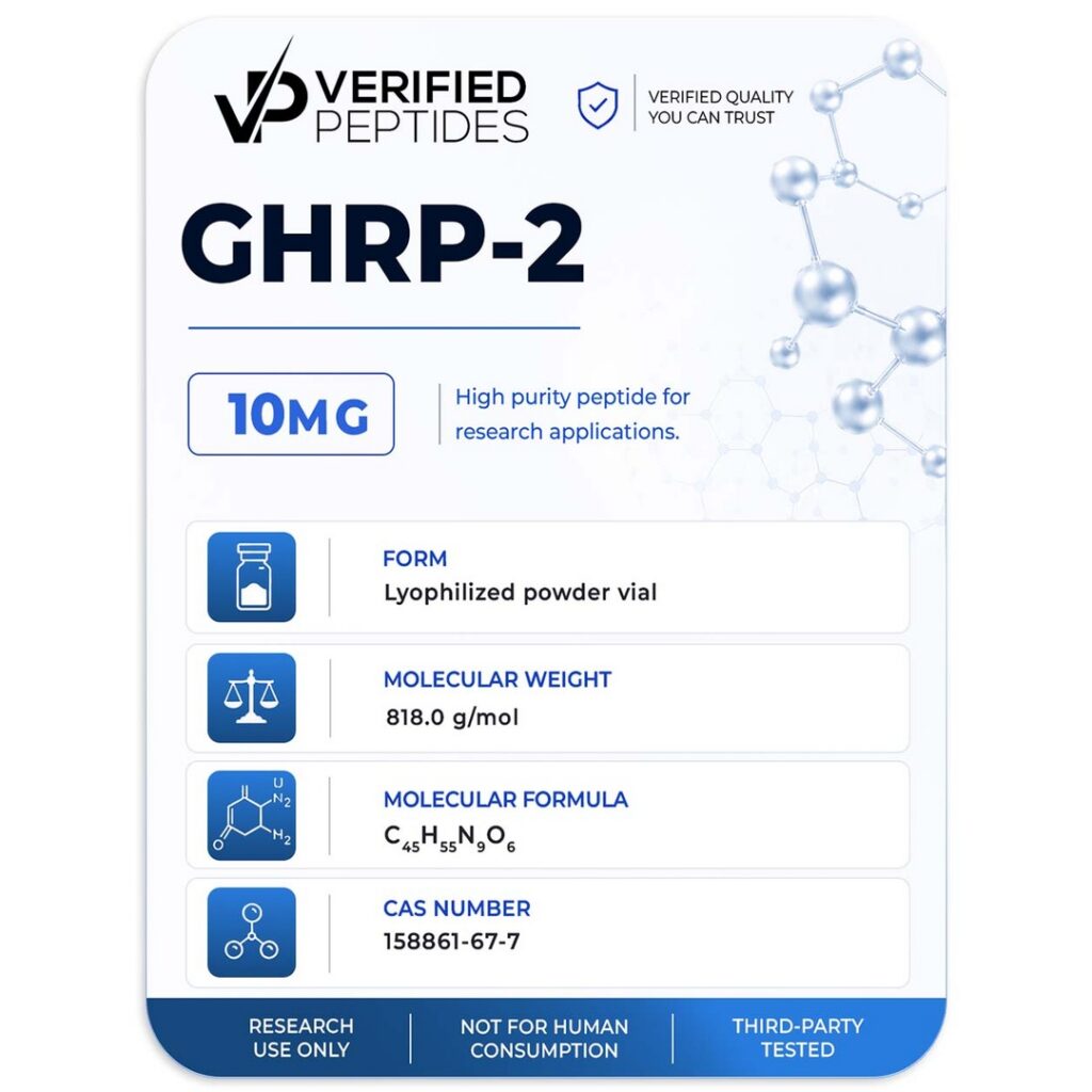 Verified Peptides GHRP-2