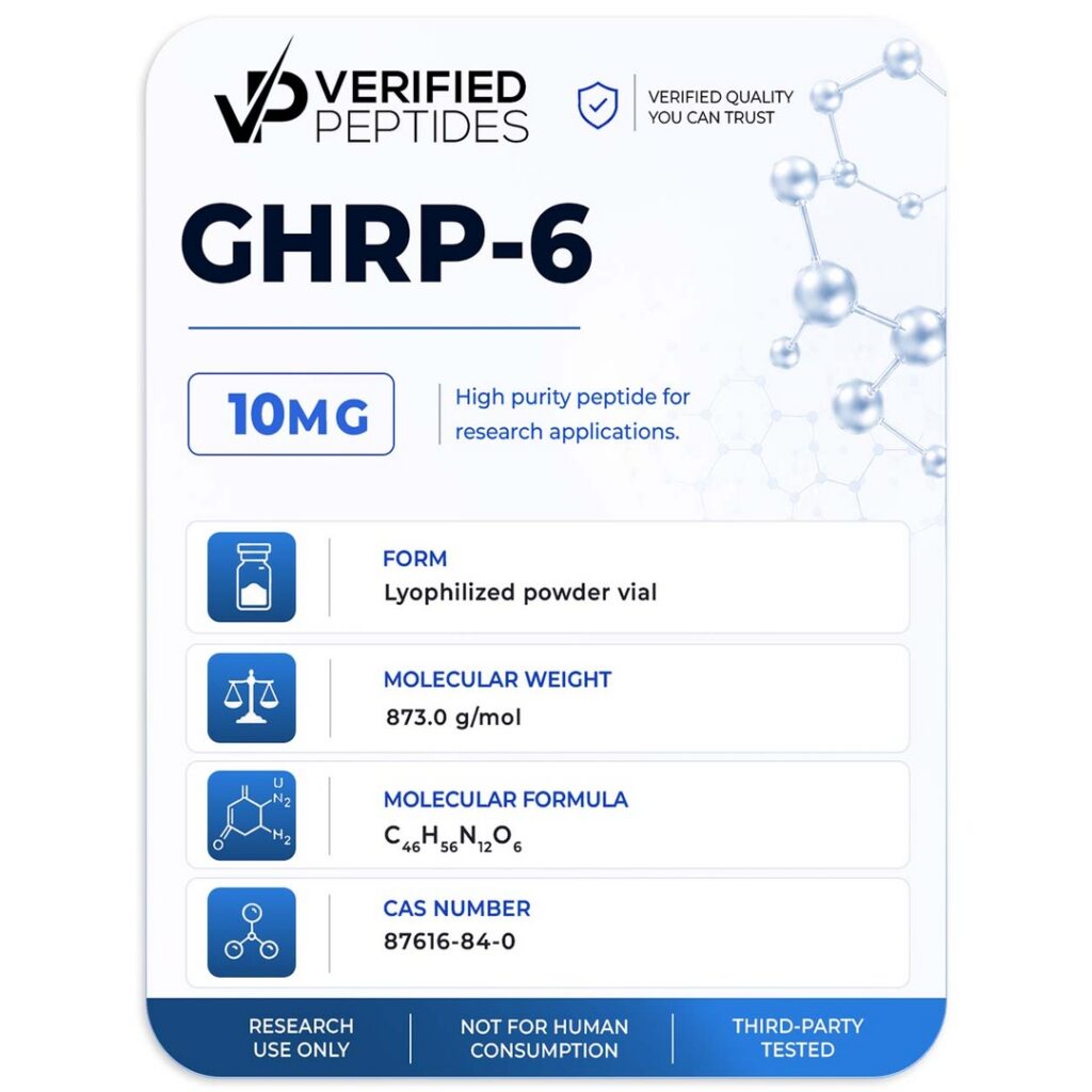 Verified Peptides GHRP-6