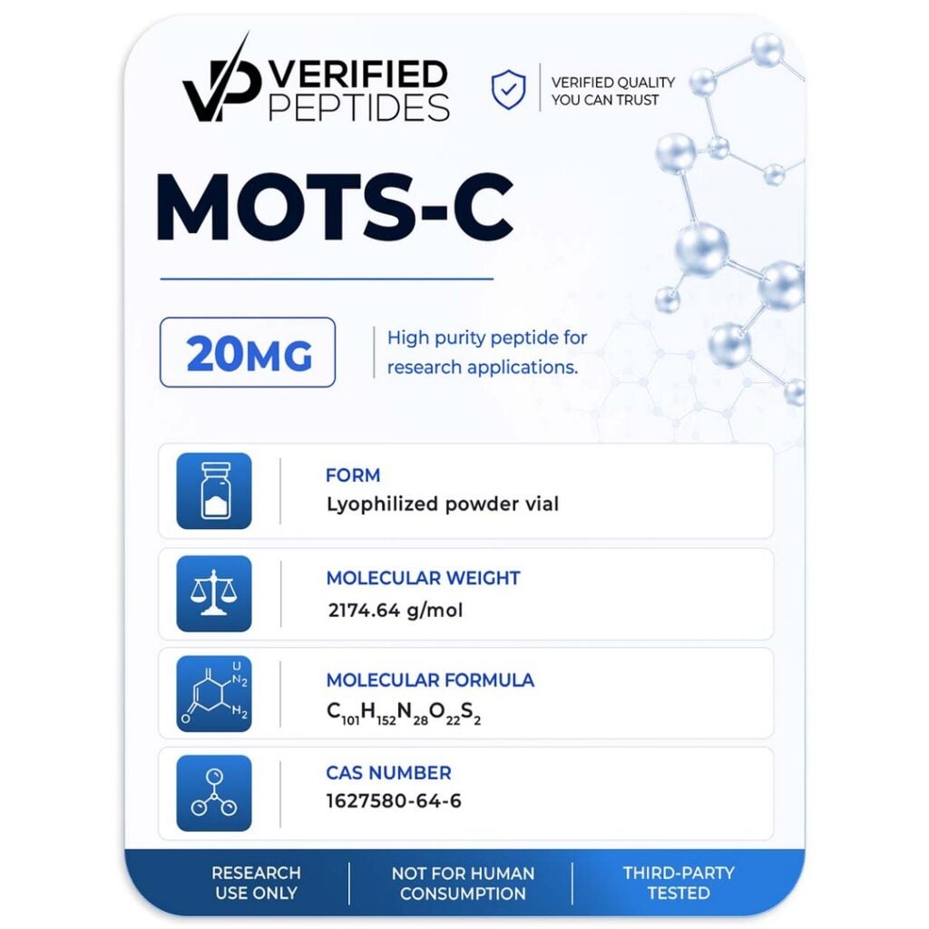 Verified Peptides MOTS-c