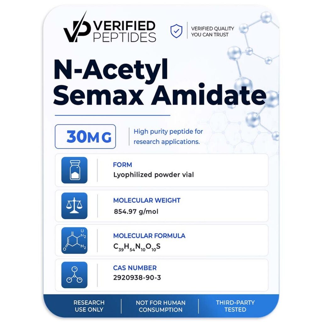 Verified Peptides N-Acetyl Semax
