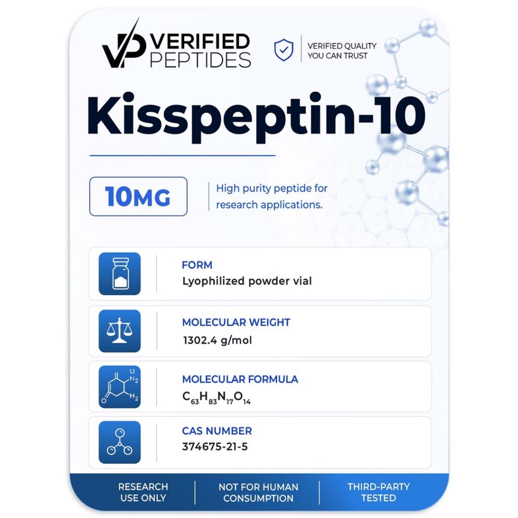Verified Peptides Kisspeptin